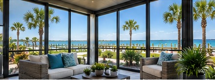 Fixed screened patio